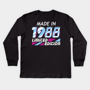 Made in 1988 All Original Parts Kids Long Sleeve T-Shirt